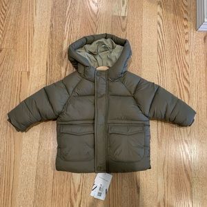 NWT Zara baby puffer coat 9-12 months